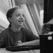 girl on computer